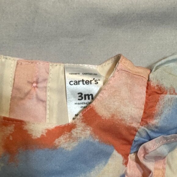 Carter's - NWT - sleeveless summer baby romper. Size 3 months - Picture 2 of 4